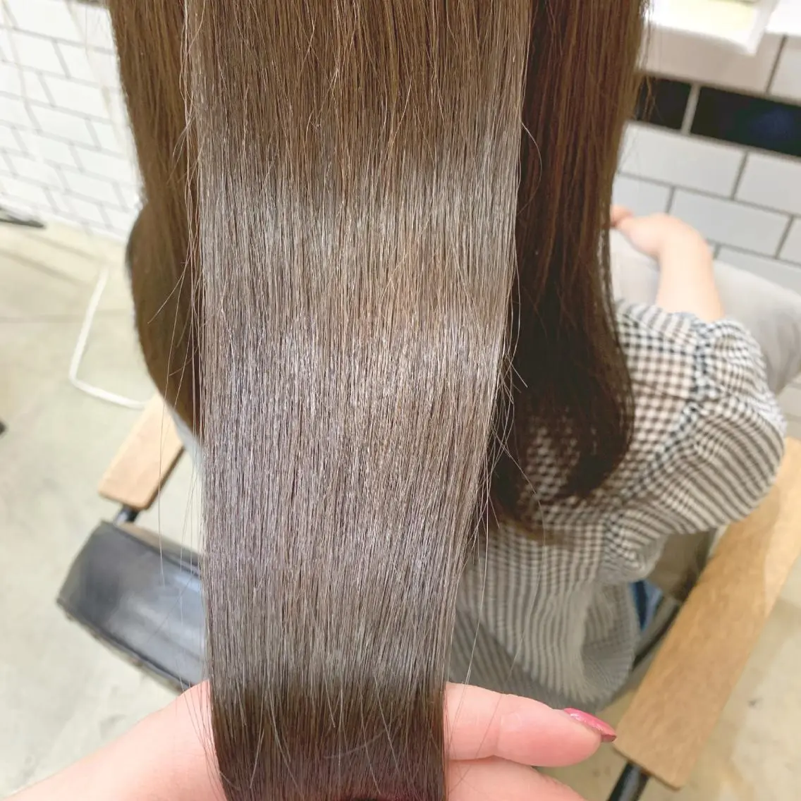 ロング カラー ヘアアレンジ ヘアカラー トリートメント 🎀暖色カラー🎀 ♡yurika♡のヘアスタイル