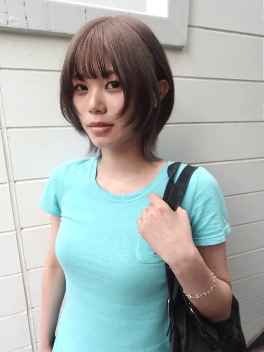 ショート カラー カット ヘアカラー トリートメント MIMI🌻໋᳝݊ 個性派カラー⑅ ⸝꙳のヘアスタイル