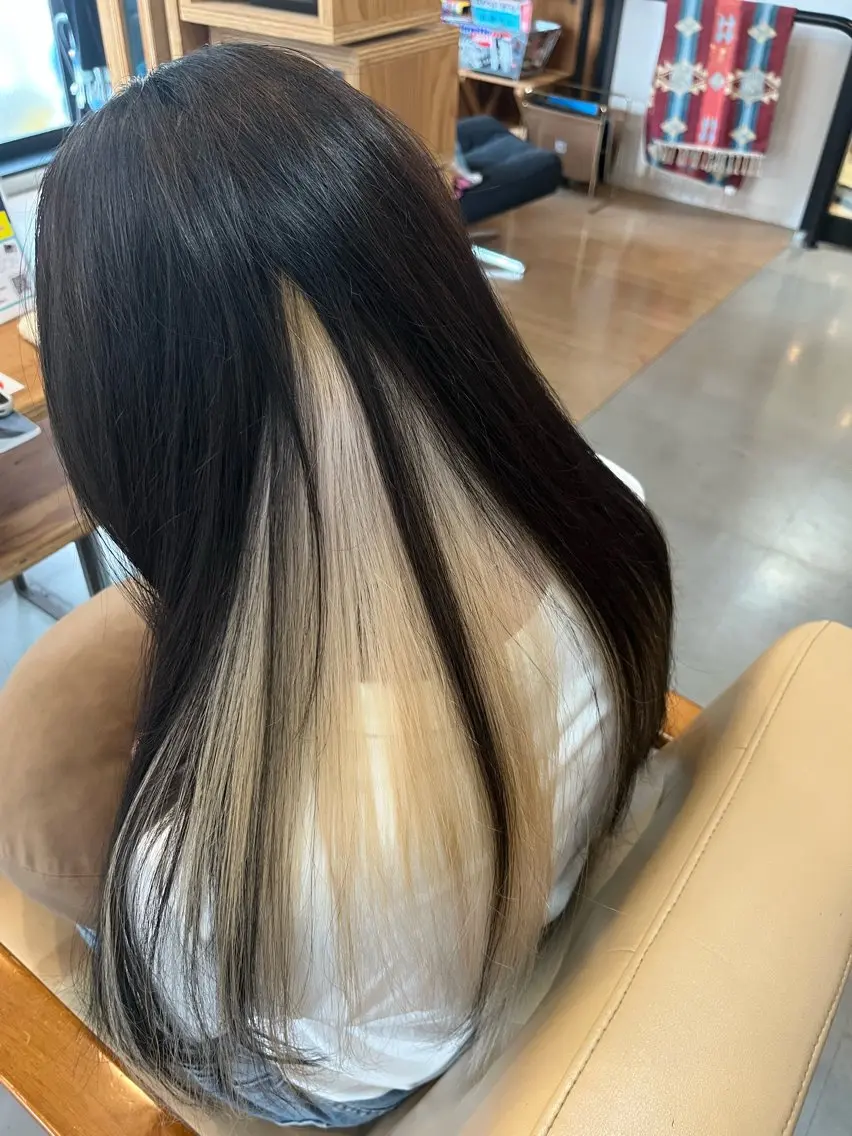 ロング ロング カット ヘアカラー 阪神西宮★JUNO 川﨑温子のヘアスタイル