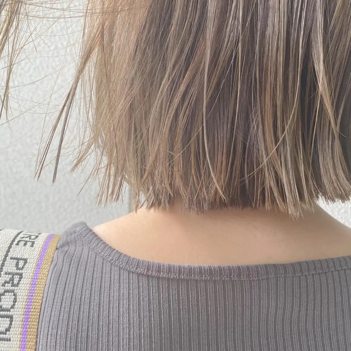 ショート カラー ヘアアレンジ マツエク・マツパ 切りっぱなしボブ ボブ カット ヘアカラー トリートメント Kawaguchi Arisaのヘアスタイル