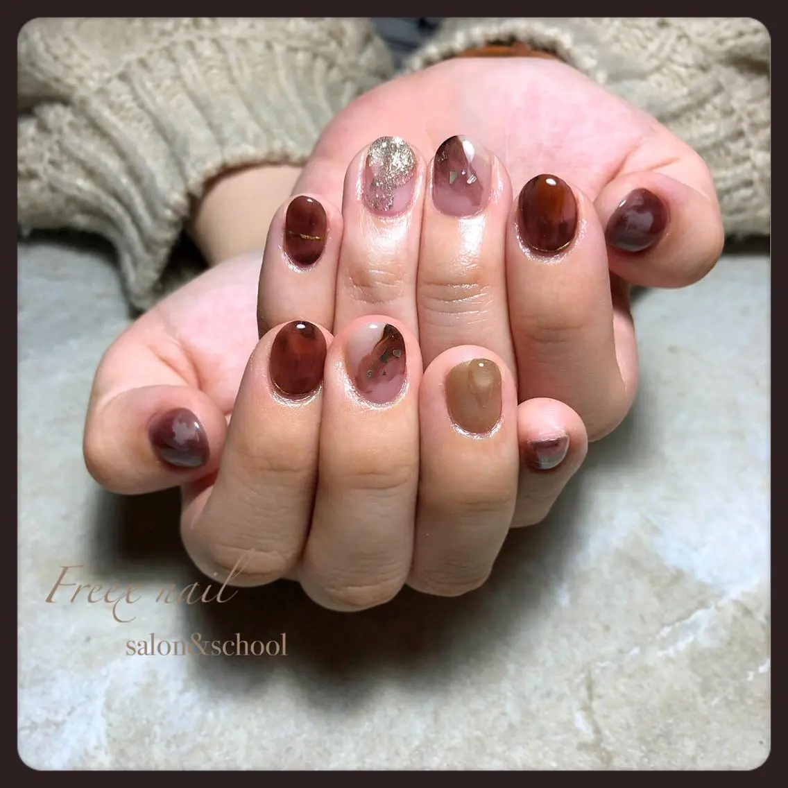 ネイル ニュアンスネイル freex nail /ニュアンス/個性派のネイルデザイン
