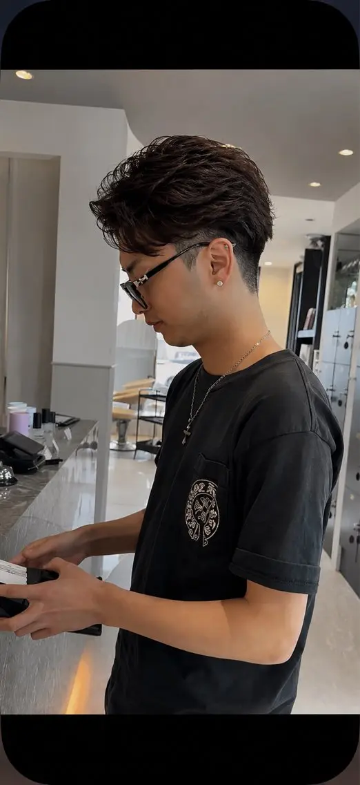 パーマ メンズ 畑 雄貴のヘアスタイル