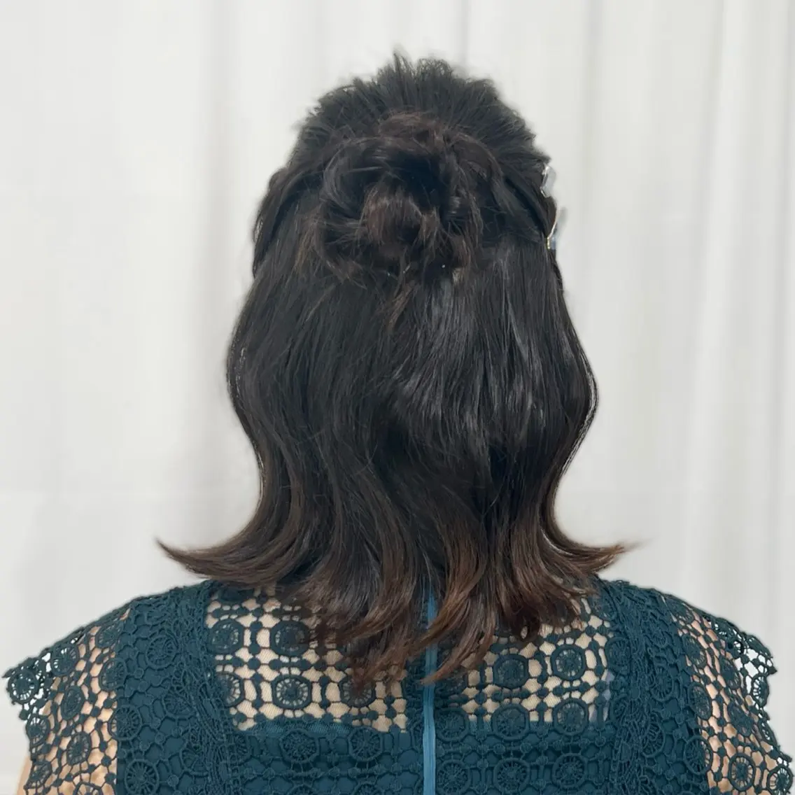 ヘアアレンジ ハーフアップ お団子ヘア 川崎ヘアメイク🪞 CHATEAUのヘアスタイル