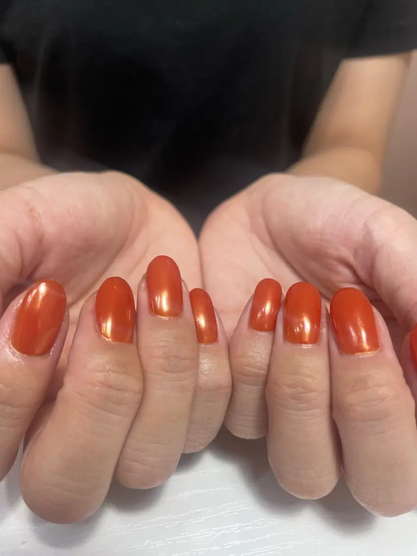 ネイル ミラーネイル ワンカラーネイル ハンドネイル U_Nail シンプル専門店のネイルデザイン