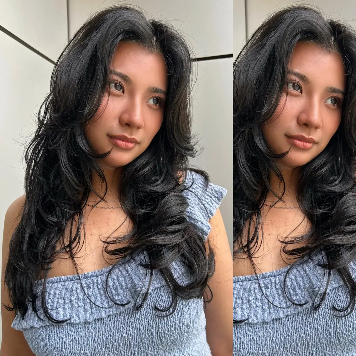 ロング カラー カット ヘアカラー トリートメント 🍒ハイレイヤー🍒 海外ヘア🍒Momoのヘアスタイル