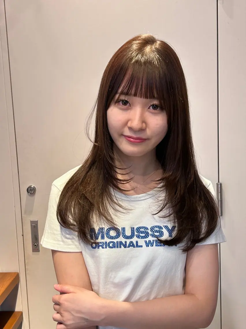 ロング カラー カット ヘアカラー トリートメント ナチュラル大人っぽい スタイル　MAORIのヘアスタイル
