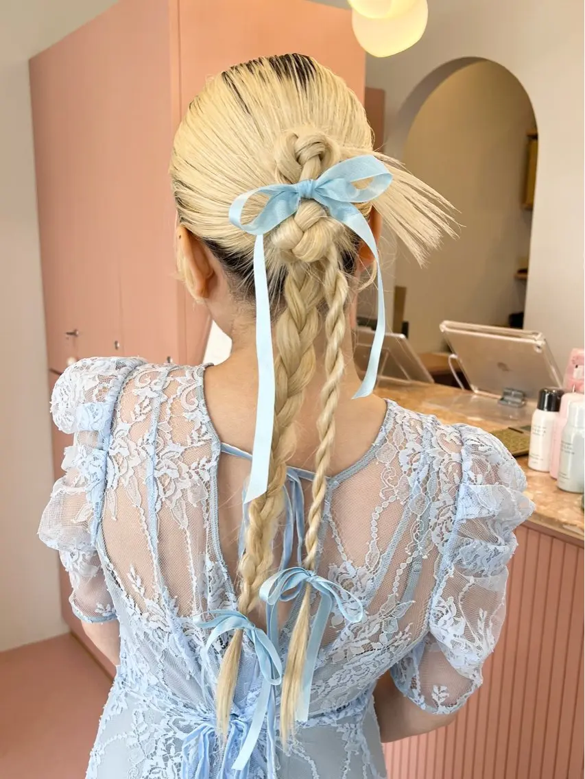 ヘアセットの写真