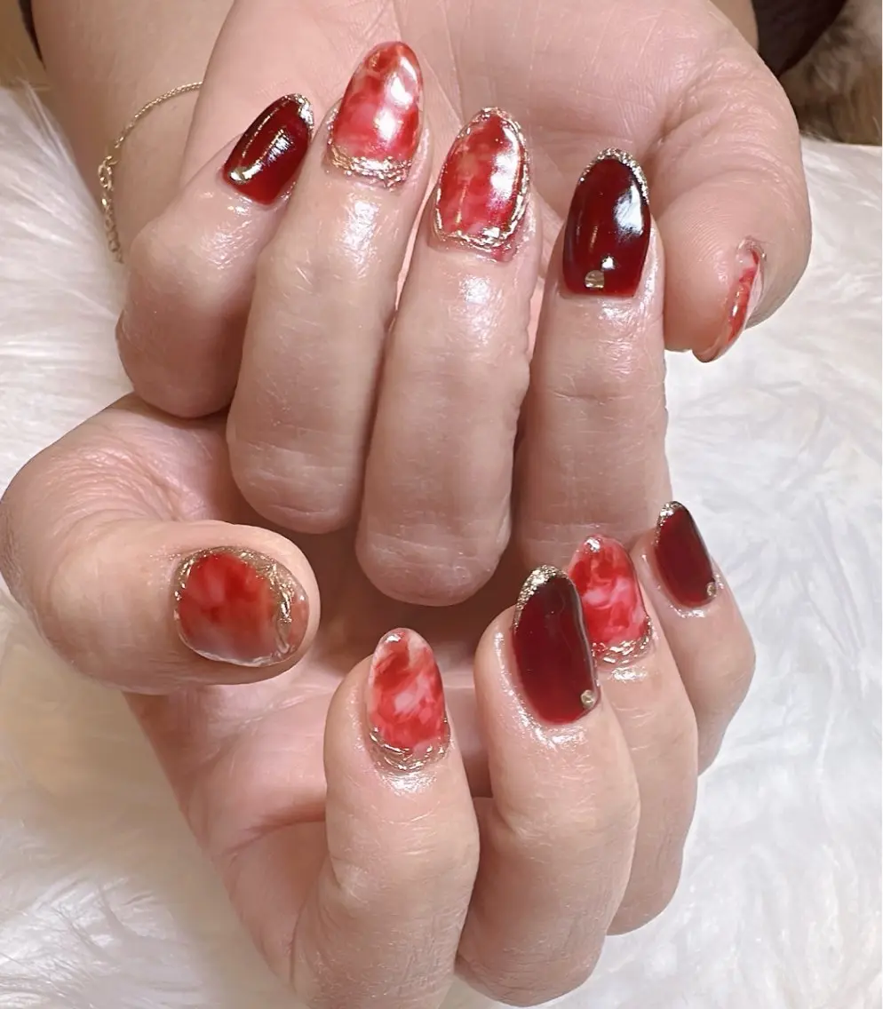 ネイル 持ち込み キュート ネイルのネイルデザイン