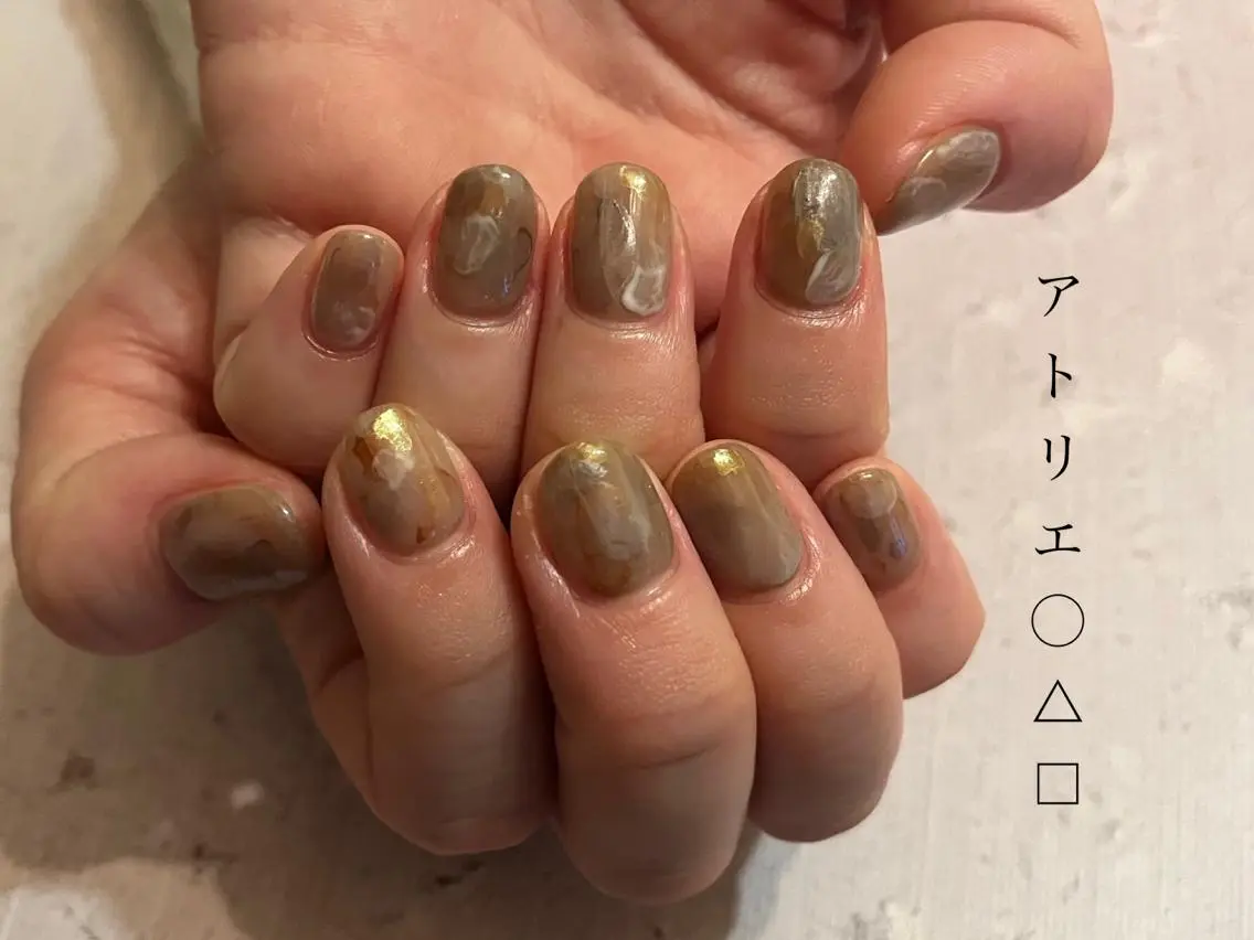 ネイル ハンドネイル アトリエ ○△□のネイルデザイン
