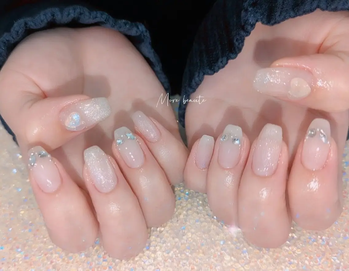 ネイル アートネイル ジェルネイル ハート 韓国ネイル マグネットネイル ハンドネイル I LOVE ME NAIL.。.:*♡のネイルデザイン