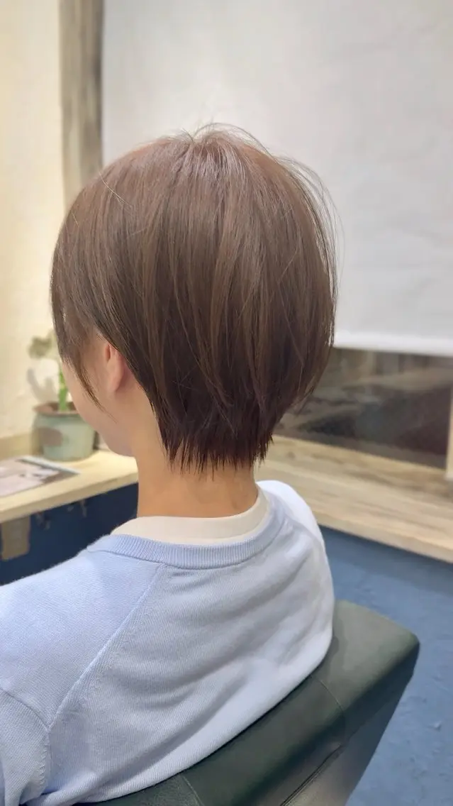 ショート 丸みショート ショートヘア 坂 直樹のヘアスタイル