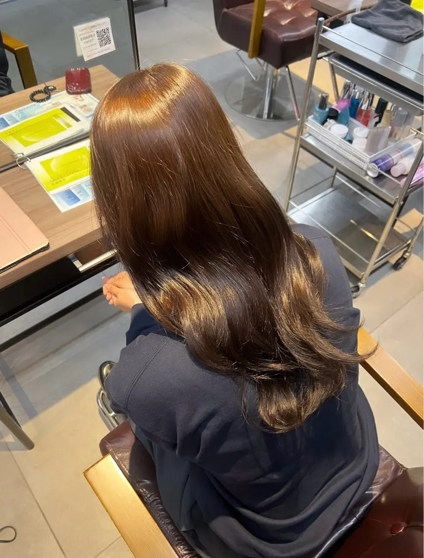 ロング ヘアカラー Kako🫧⭐️ アシスタント/モデルのヘアスタイル