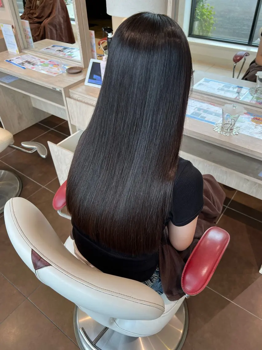 ロング カット 縮毛矯正 諸橋 陸斗のヘアスタイル