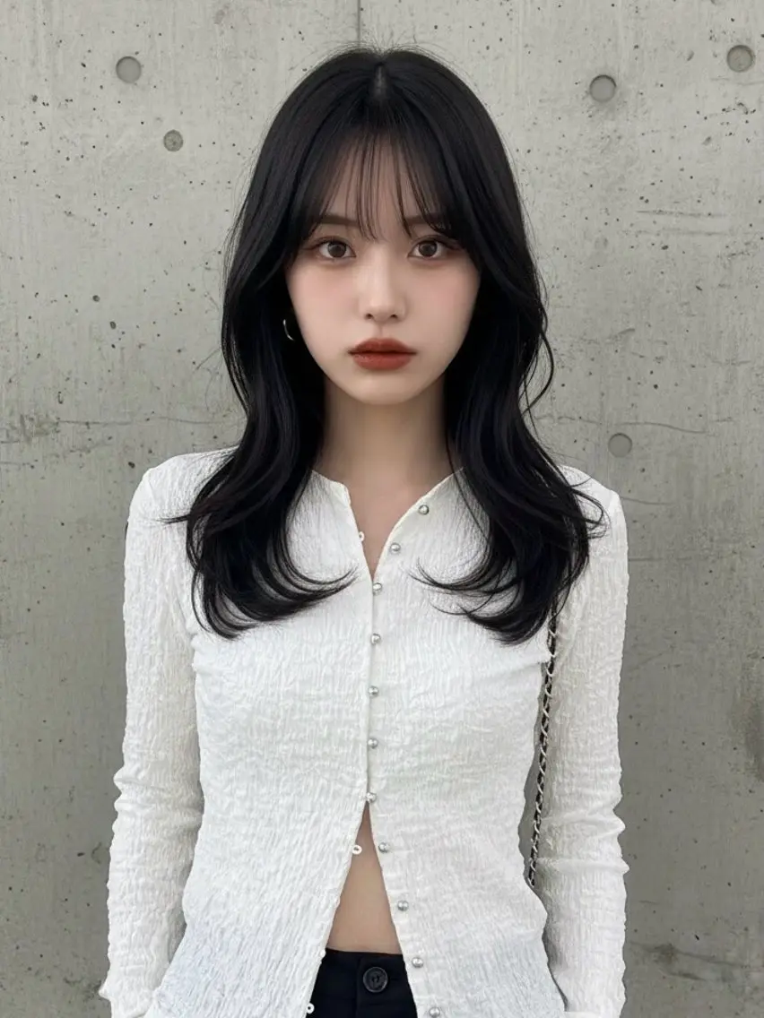 セミロング カラー ショートボブ セミロングパーマ アッシュ アッシュグレー バレイヤージュ カット ヘアカラー トリートメント ウルフカット 811 大阪梅田 ウルフのヘアスタイル