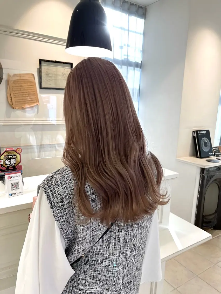 ロング ヘアカラー はるか モデル募集中☘️のヘアスタイル