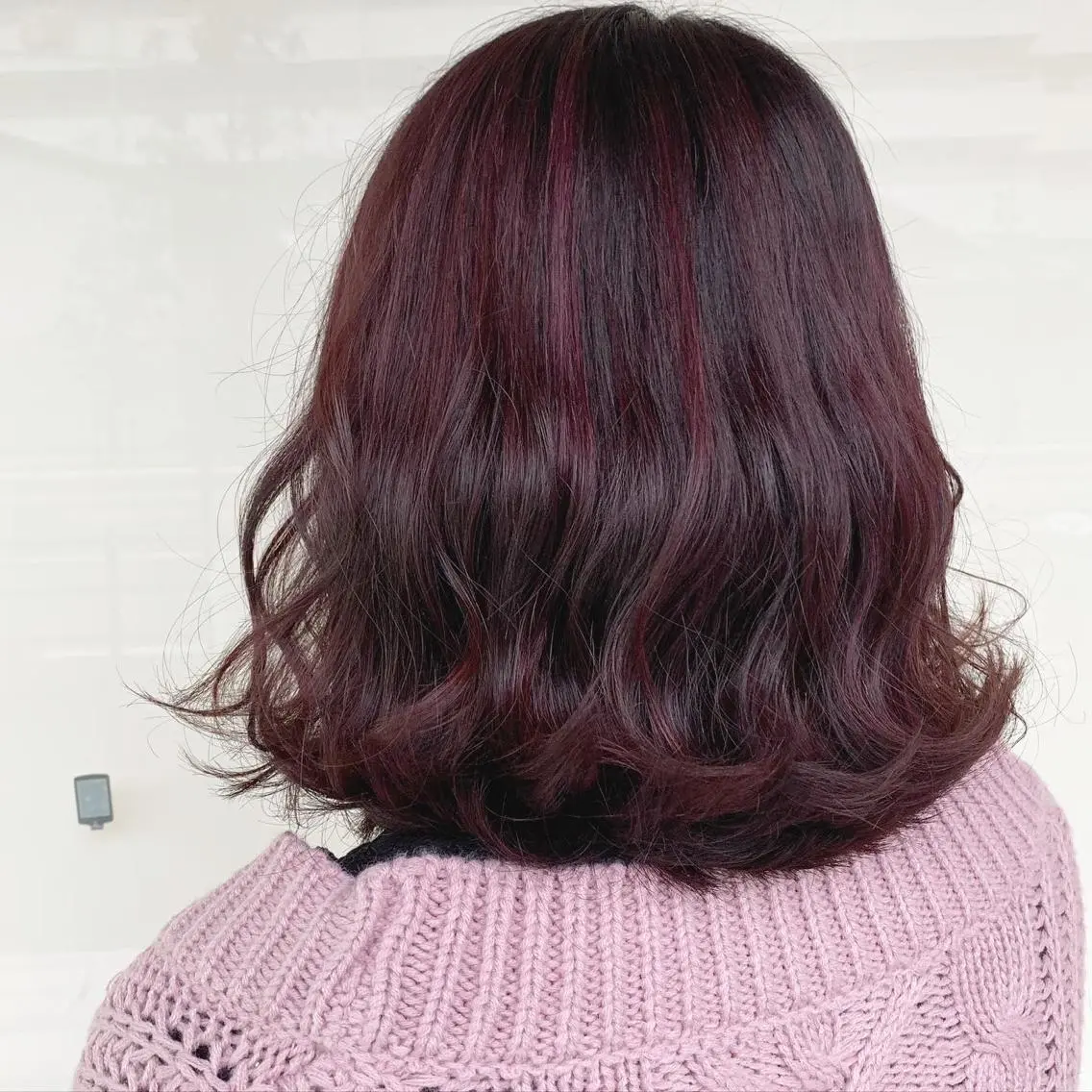 ミディアム ヘアカラー レイヤー/艶髪カラー 森本くるみのヘアスタイル