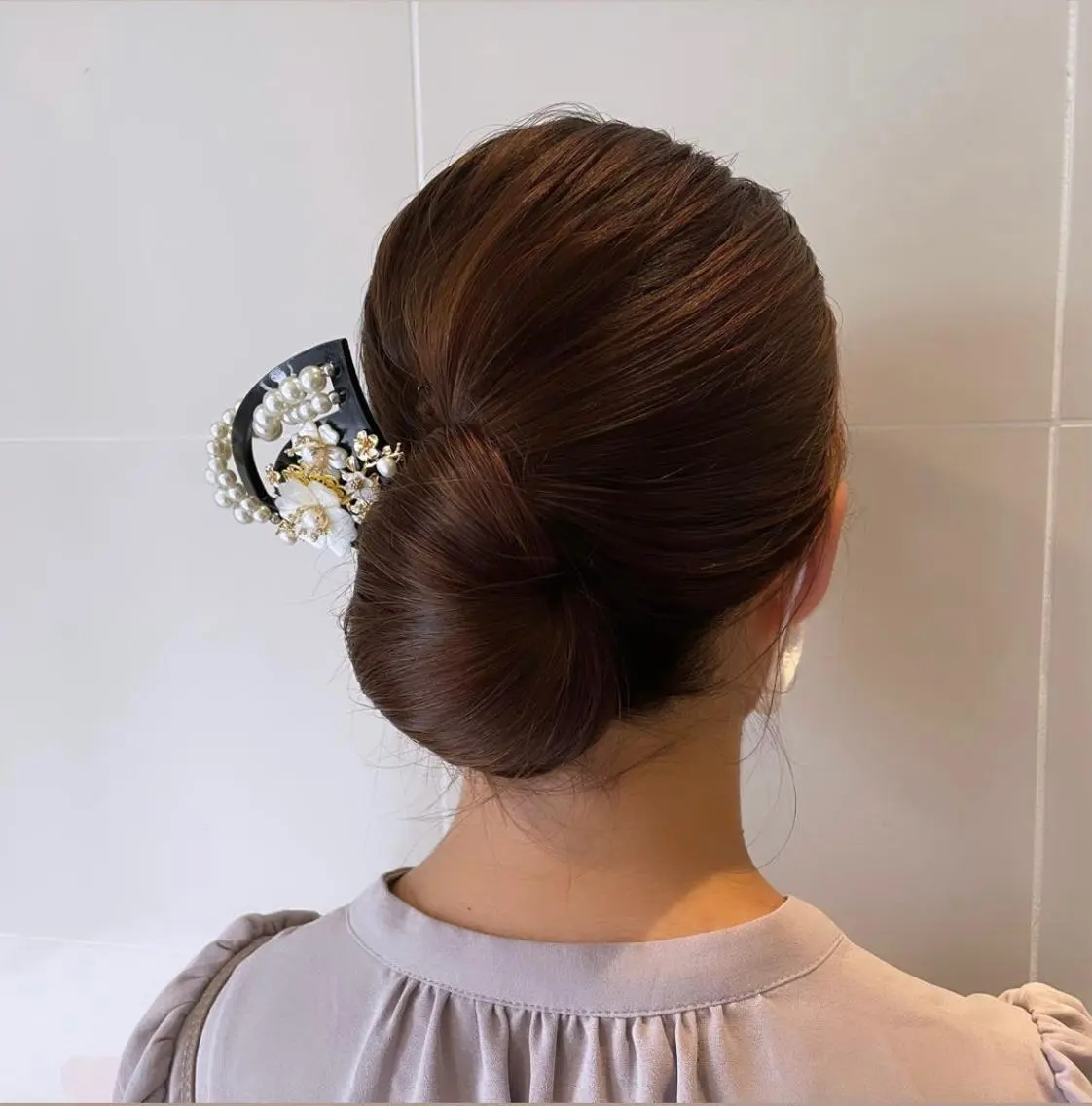 ロング ヘアアレンジ 夜会巻き T Ayaのヘアスタイル