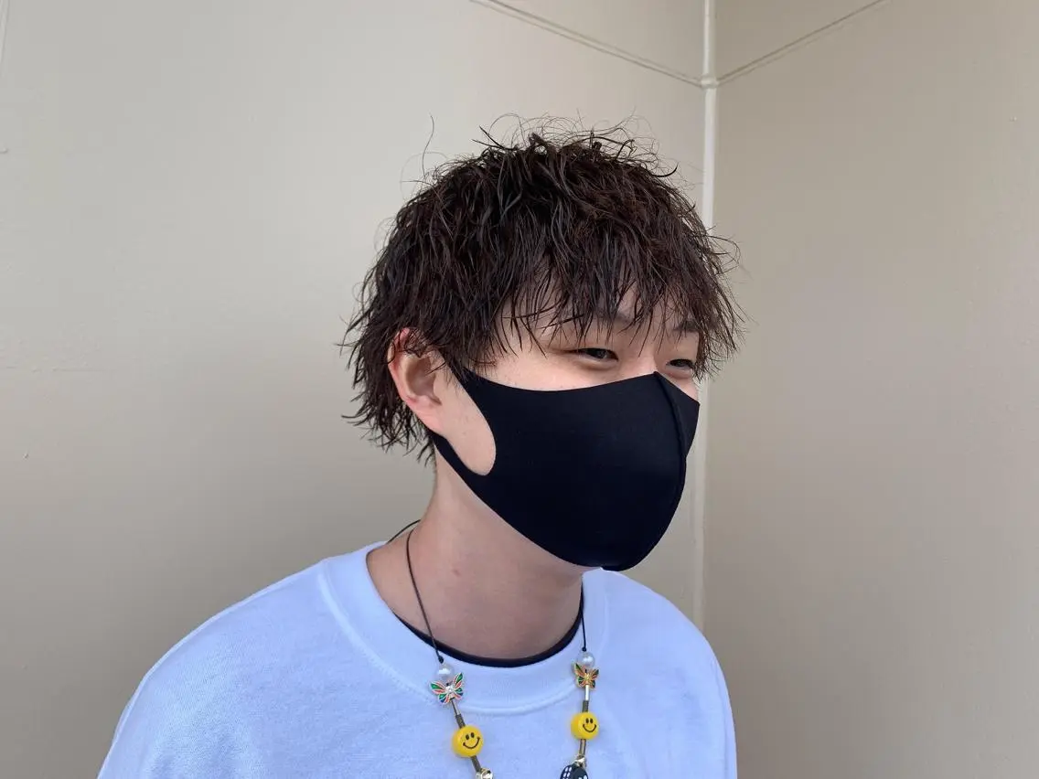 【メンズカット+パーマ】🔥カット+パーマ🔥ワックスを付けただけで簡単に決まる最強ヘアーの写真