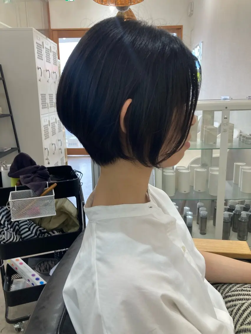 ショート ショートボブ ボブ ショートヘア 松谷 遼のヘアスタイル