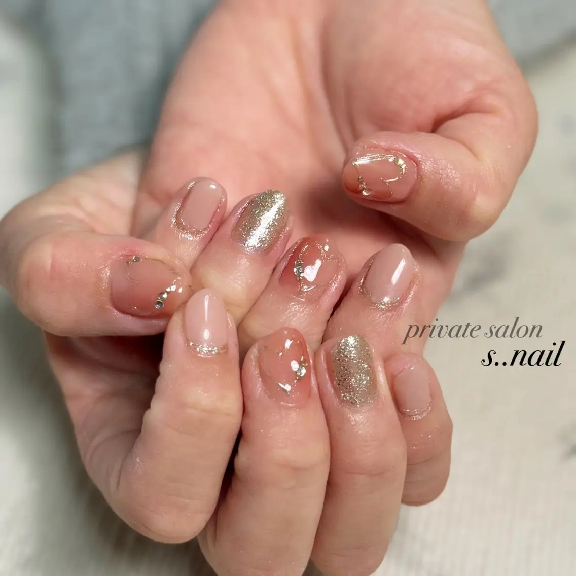 ネイル バレンタイン ハンドネイル フットネイル s..nail / MORITAのネイルデザイン