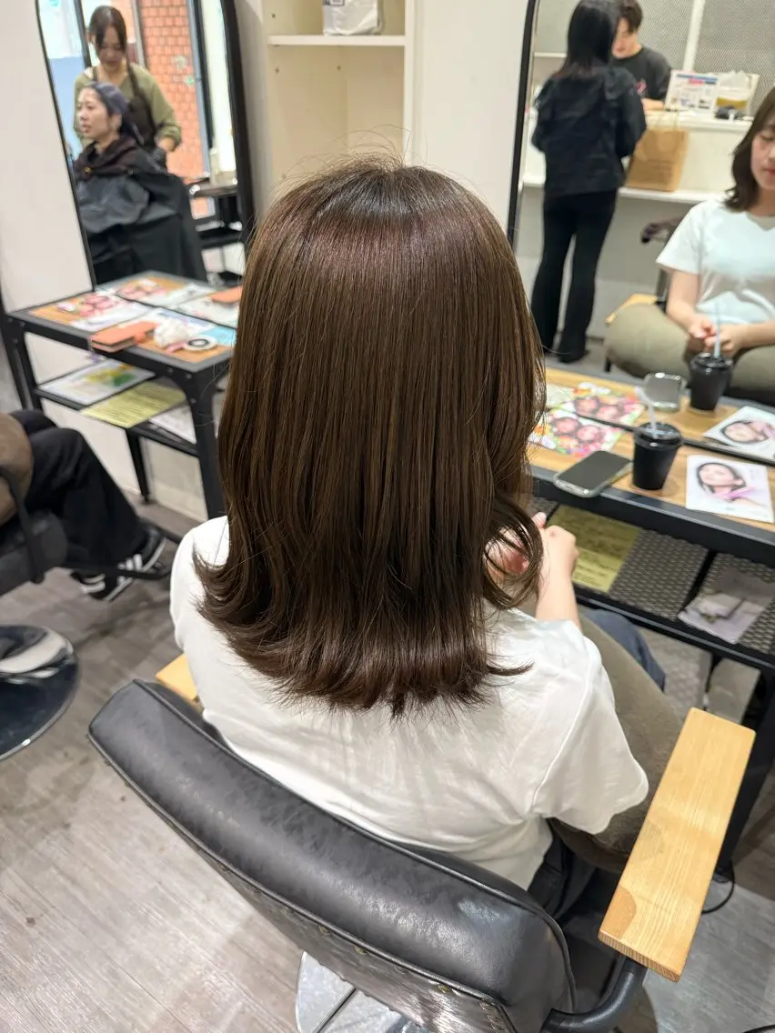 ミディアム cocotte みづき/艶カラー🫧のヘアスタイル