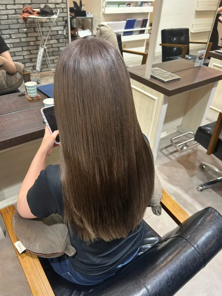 ロング hirano harukaのヘアスタイル