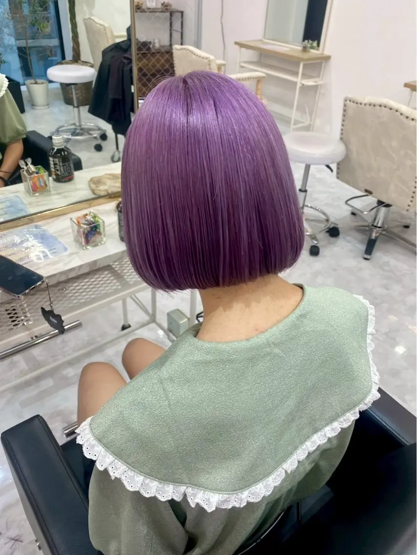 ショート カラー 🎀推しカラー🎀 Harunaのヘアスタイル