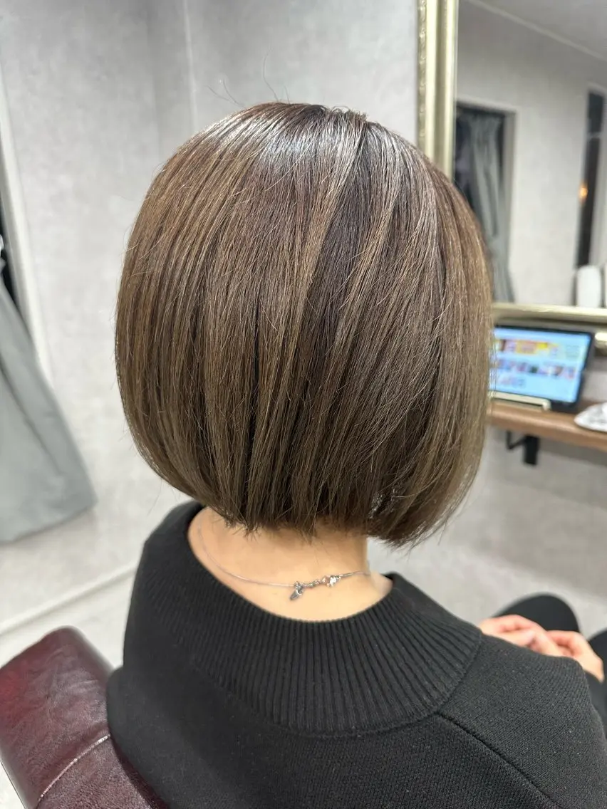 ショート カラー カット ヘアカラー トリートメント Lien 深井店のヘアスタイル