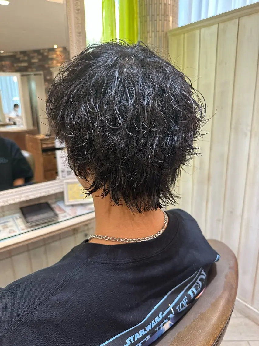 パーマ メンズ カット パーマ メンズパーマ特化🔥 ツイスパ/シャドウのヘアスタイル