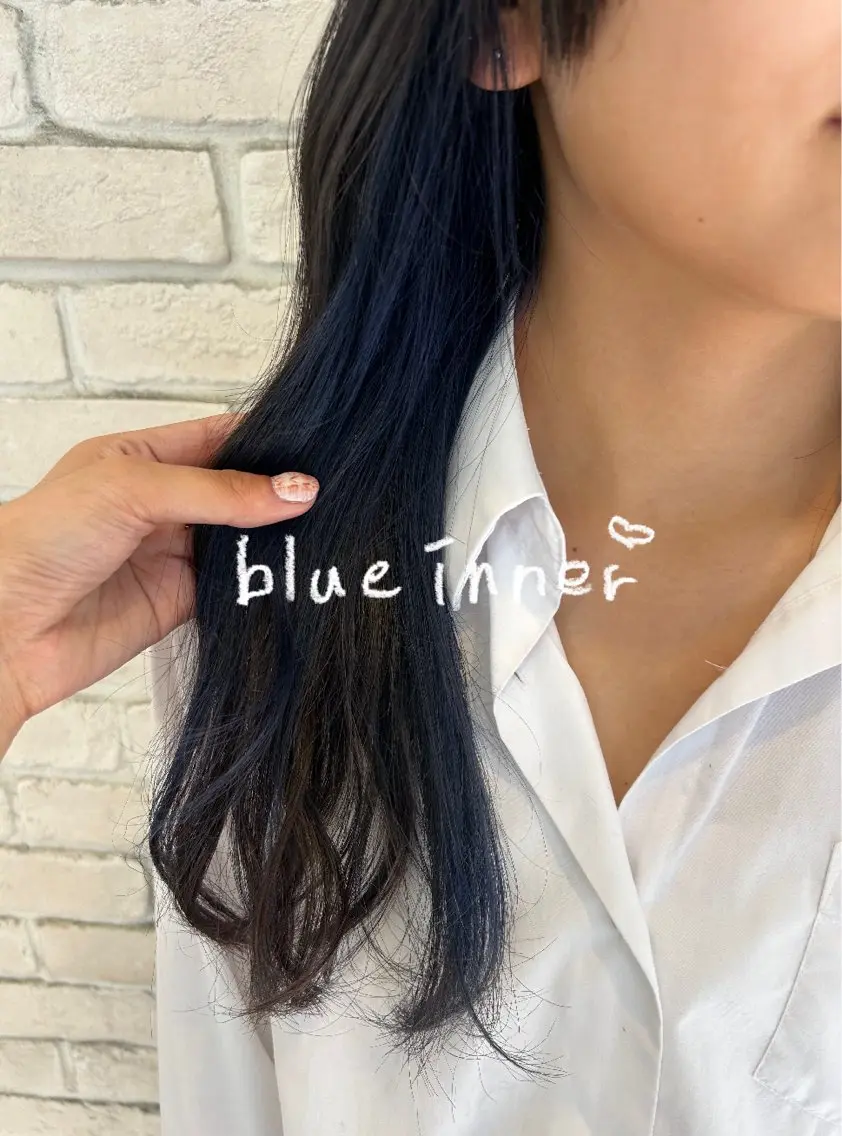 ［ちらっと可愛い💞🎀］インナーカラー🩰（ブリーチ込み、インナーカラーのみ）の写真