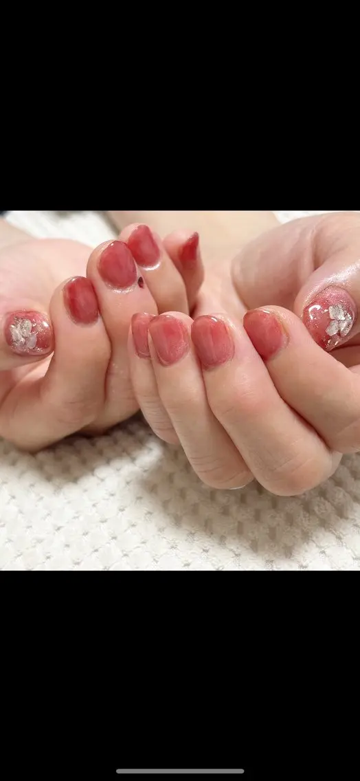ネイル ワンカラーネイル nail salon はるりのネイルデザイン