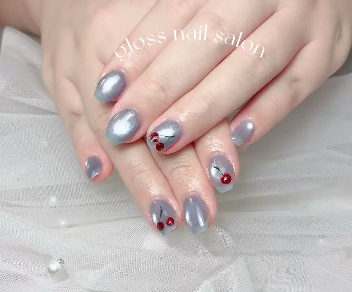 ネイル ハンドネイル ゆり🌷 gloss nailのネイルデザイン
