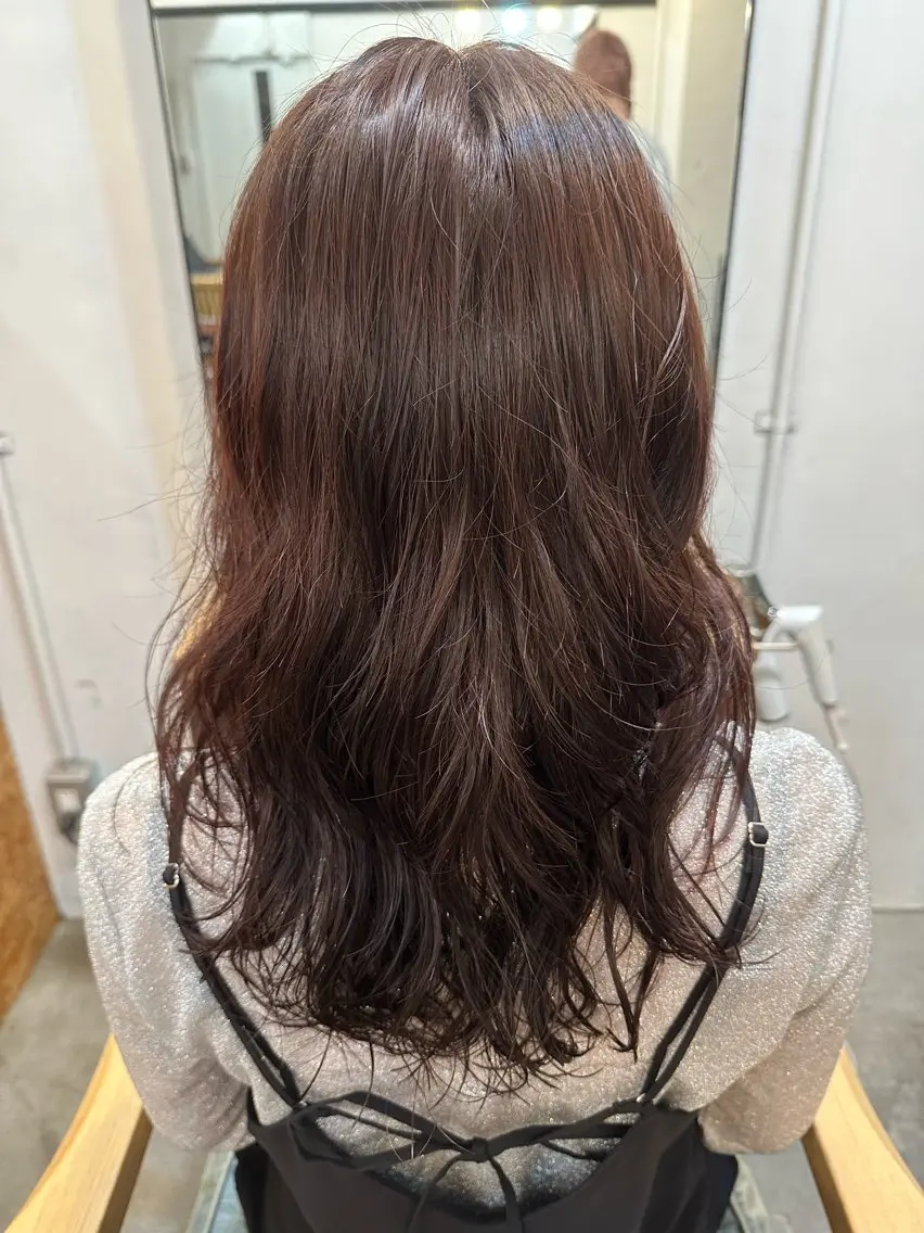 ロング カラー パーマ 横浜/メンズ特化/ Farbe/田中颯斗のヘアスタイル