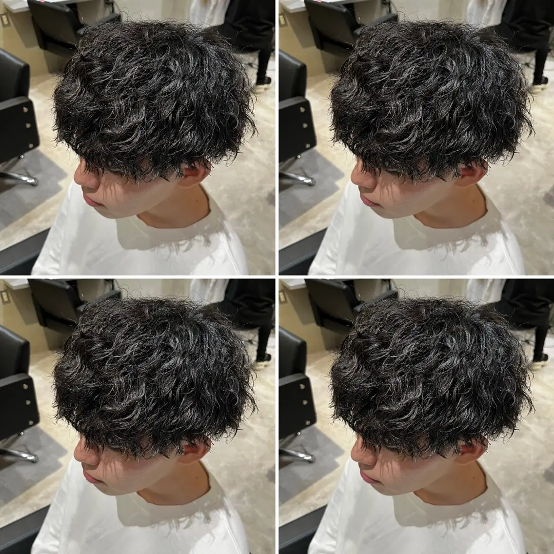 パーマ メンズ カット パーマ トリートメント ヘアセット メンズパーマ特化 店長望月謙二郎のヘアスタイル