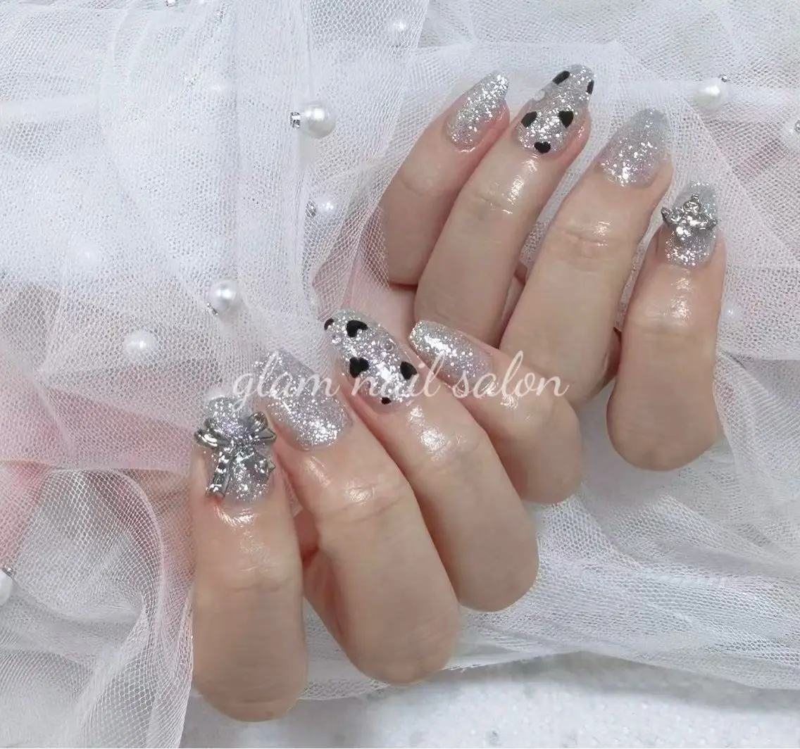 ネイル Glam 長さだし専門のネイルデザイン