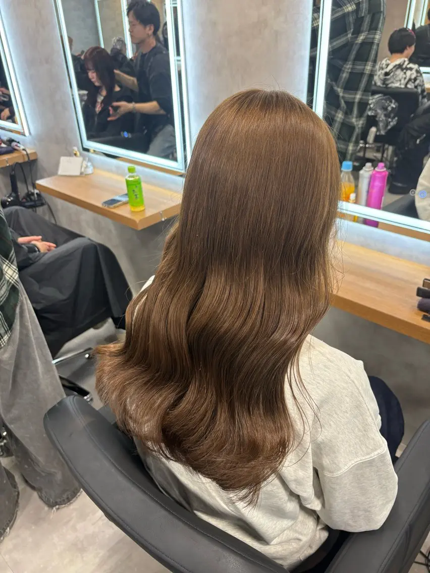 セミロング カラー ヘアカラー 神谷勇太/ 札幌ハイトーンカラーのヘアスタイル