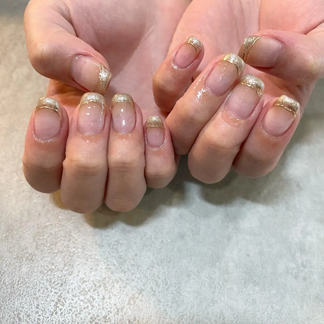 ネイル フレンチネイル マグネットネイル マグネットフレンチ Nail Salon Gummi.のネイルデザイン