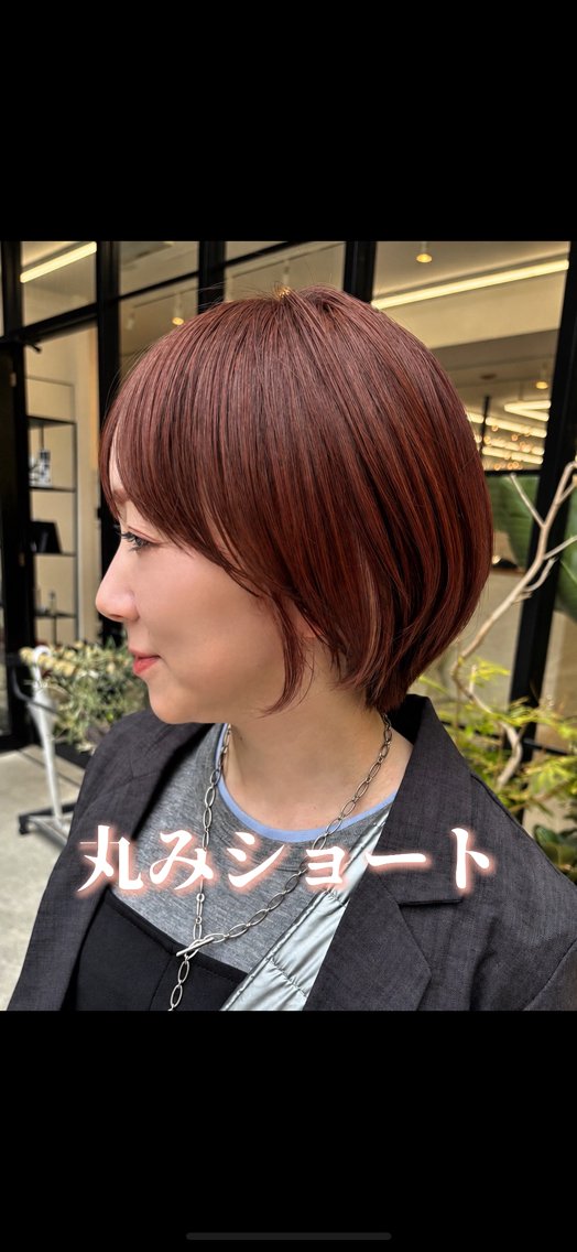 ショート ショートボブ 丸みショート ボブ ショートヘア ボブ/ショート/梅田 /さのまなみのヘアスタイル