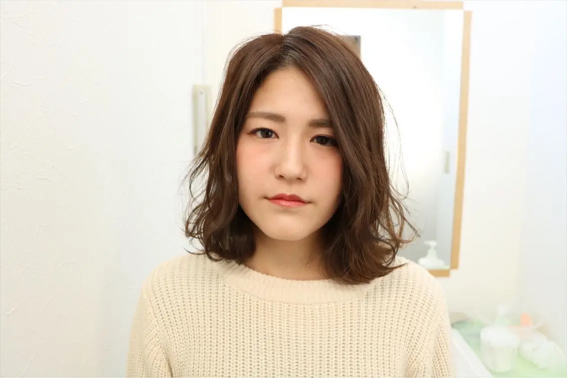 ミディアム soins de MaLilyのヘアスタイル