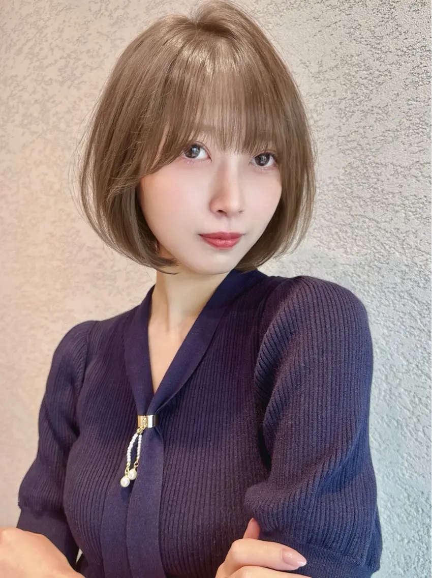 ショート カラー カット ヘアカラー トリートメント 美髪縮毛矯正✨🫧 レイヤー川村利幸のヘアスタイル