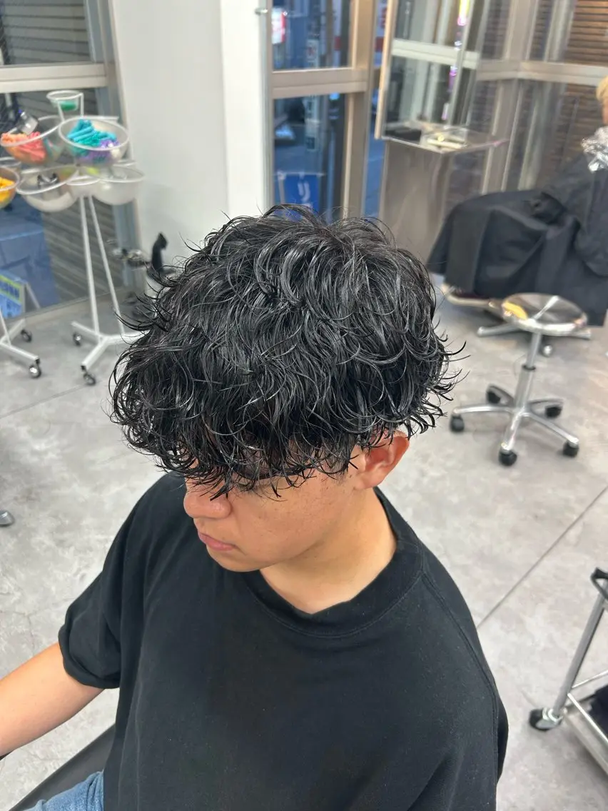 パーマ メンズ カット パーマ パーマ支持率No.1 ❤️🔥安成弾のヘアスタイル