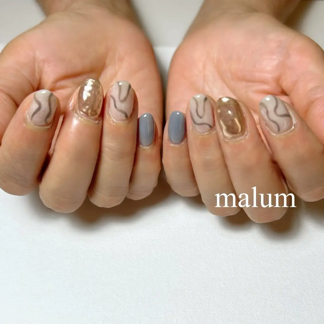 ネイル ハンドネイル malum nailのネイルデザイン