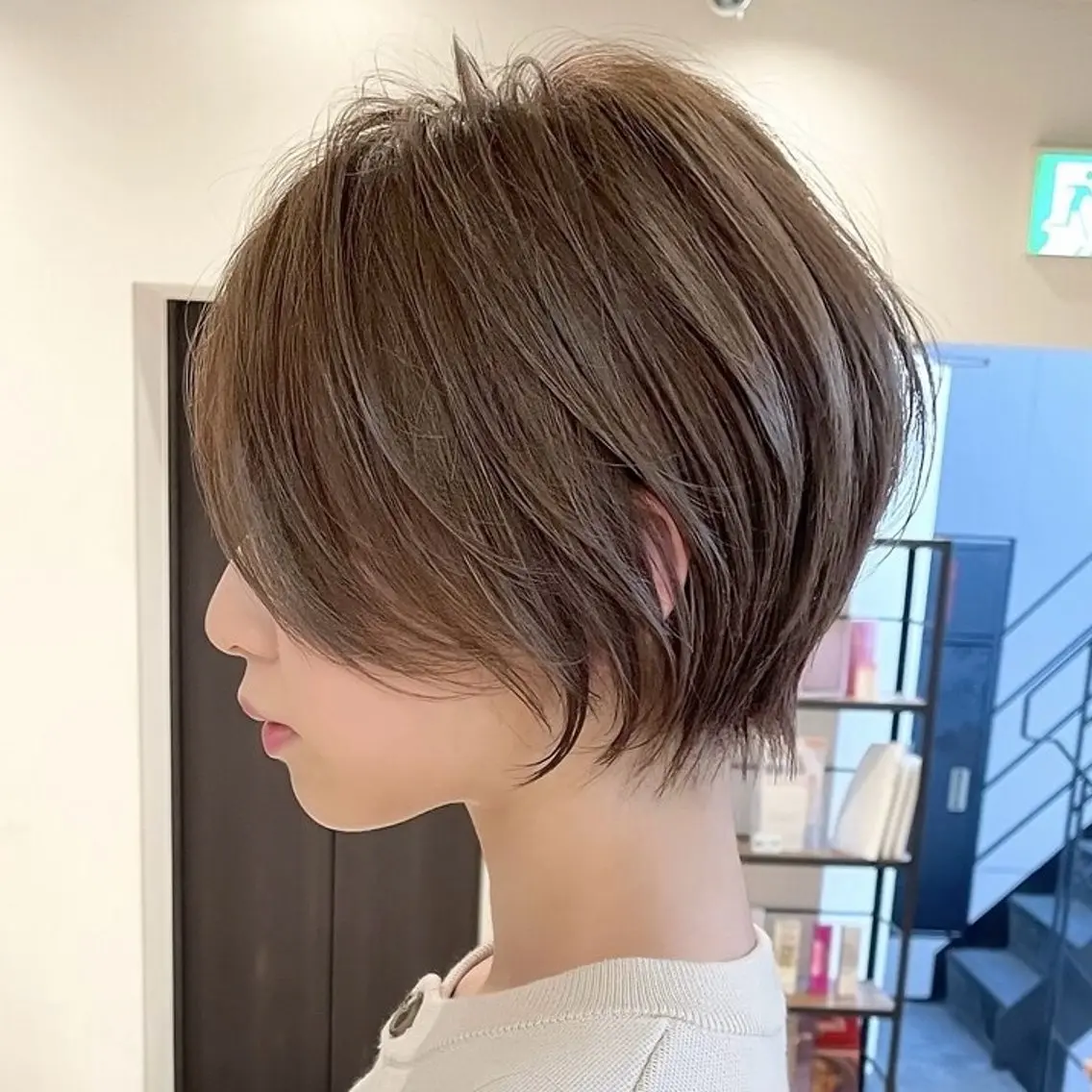 ショート カット ヘアカラー 朝ラク/大人ショート /銀座/若狭真央のヘアスタイル