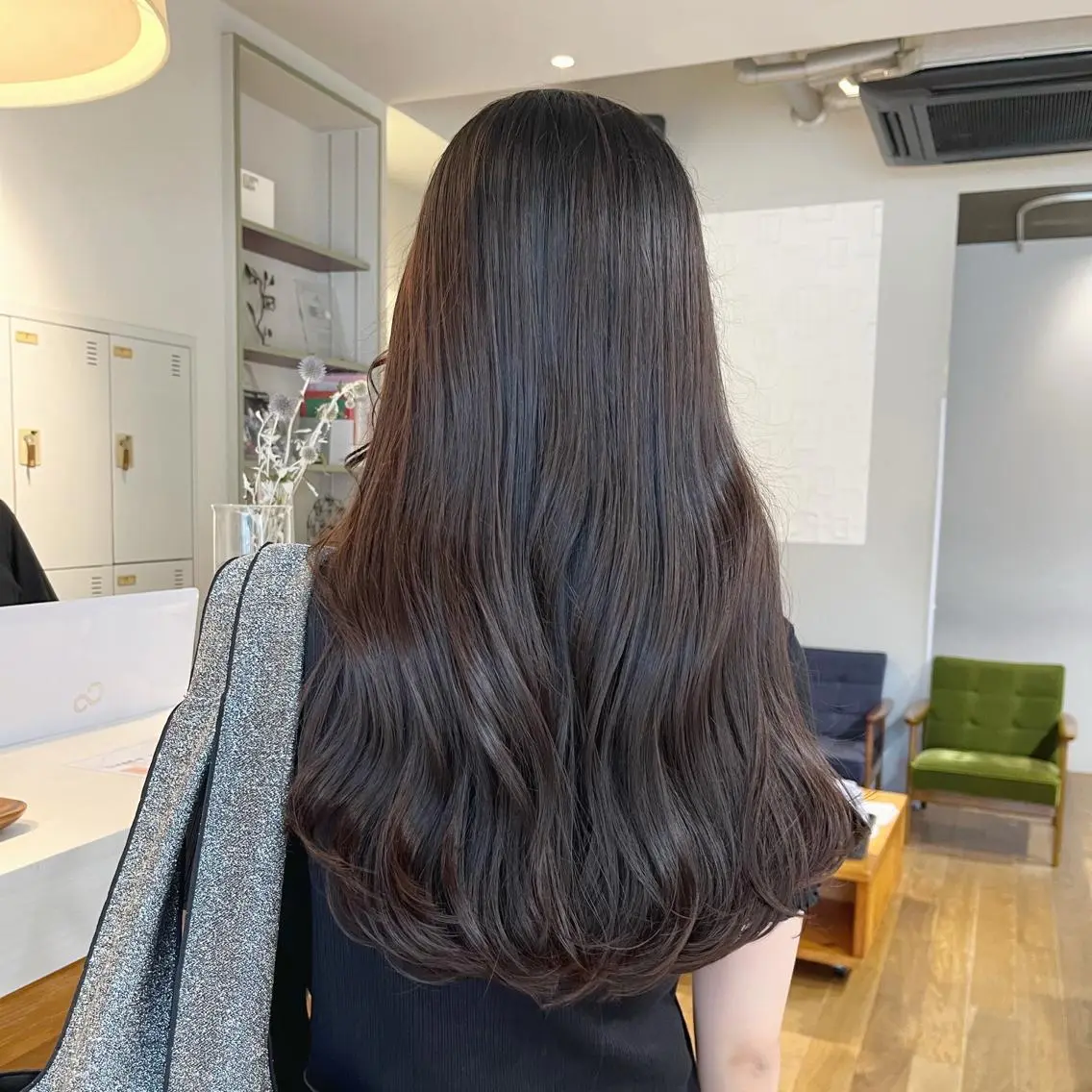 ロング かわい りほのヘアスタイル
