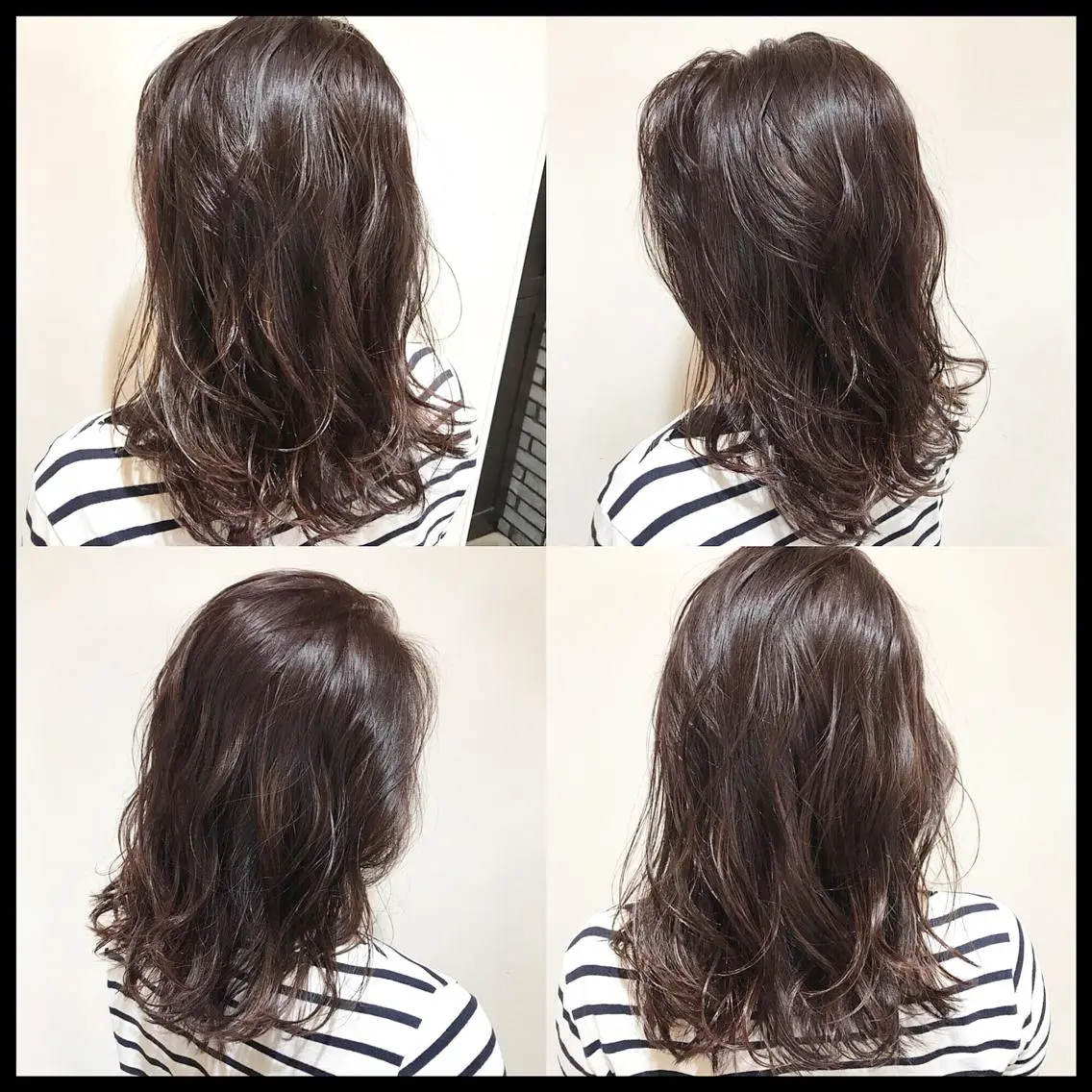 セミロング カラー ハイライトカラー バイオレットカラー ハイライト 似合わせ/ カラー.岡田友仁のヘアスタイル