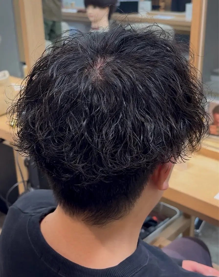 パーマ 渋谷／メンズ特化 パーマ/カラー/旭良のヘアスタイル