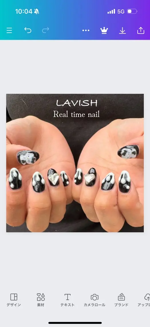 ネイル LAVISH 大和店 emi･:*+のネイルデザイン