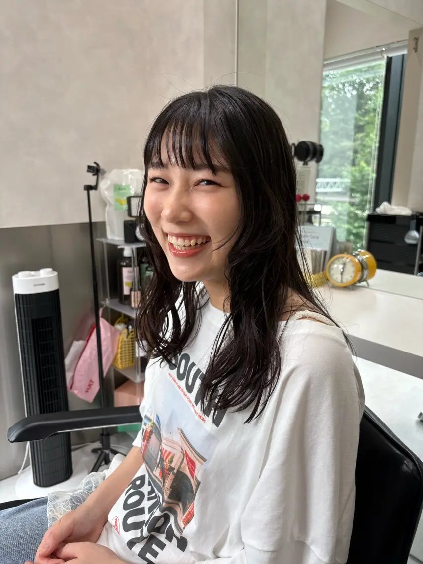 ミディアム パーマ ミディアムパーマ happy man 🌸大人の世界観🌸のヘアスタイル