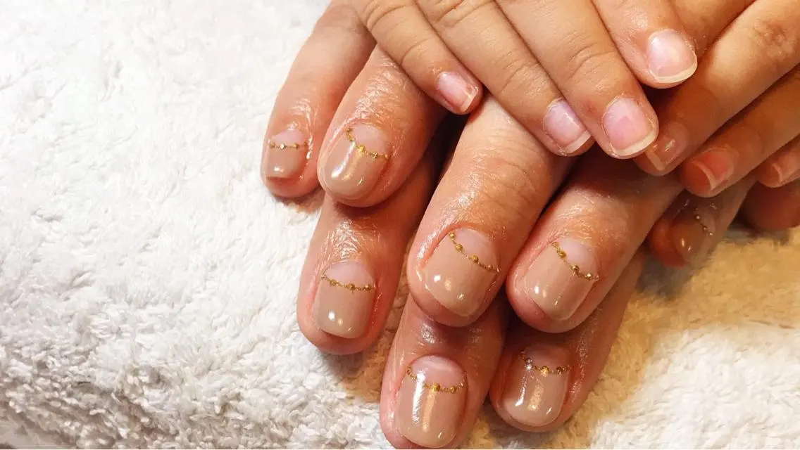 ネイル ラメ(グリッター) ハンドネイル GéRanium Harukaのネイルデザイン