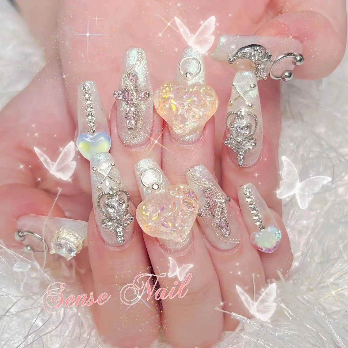 ネイル ロング 🎀Sense Nail池袋店🎀のネイルデザイン